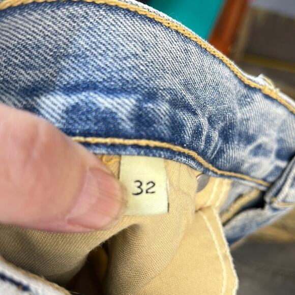 RAG & BONE FACTORY DISTRESSED 5 POCKET JEANS NWOT SZ 32 - Picture 7 of 9